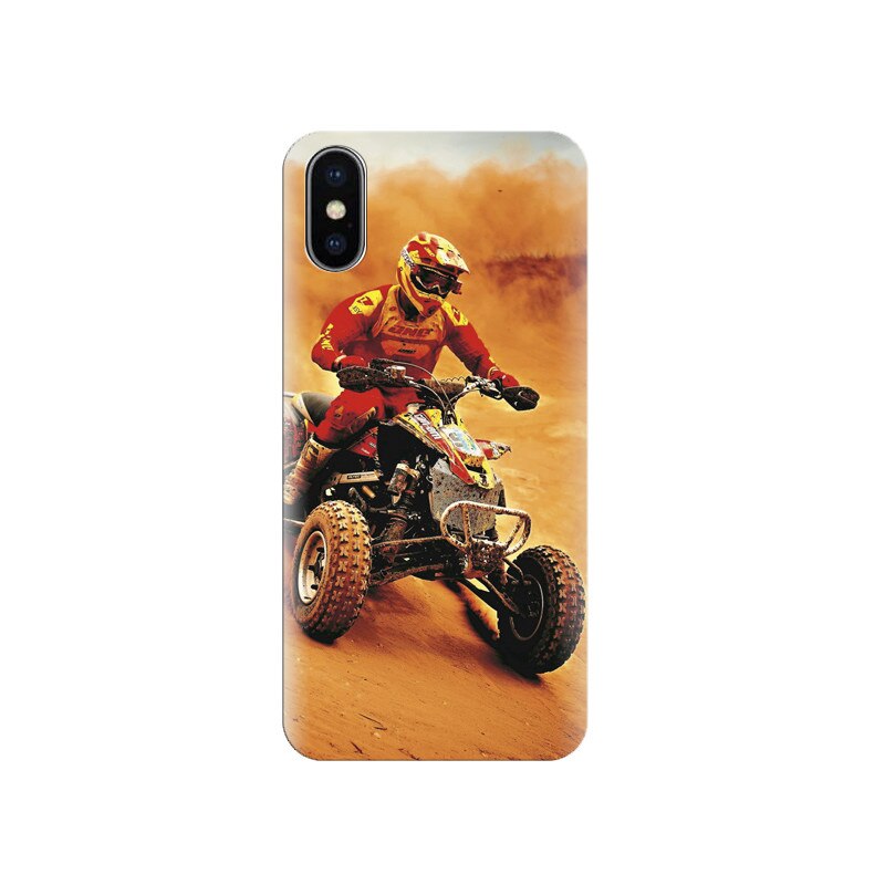 Husa silicon IPHONE X Desert Motorcycle Race Sport