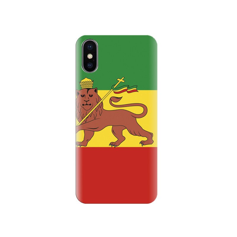 Husa silicon IPHONE X Flag Ethiopia