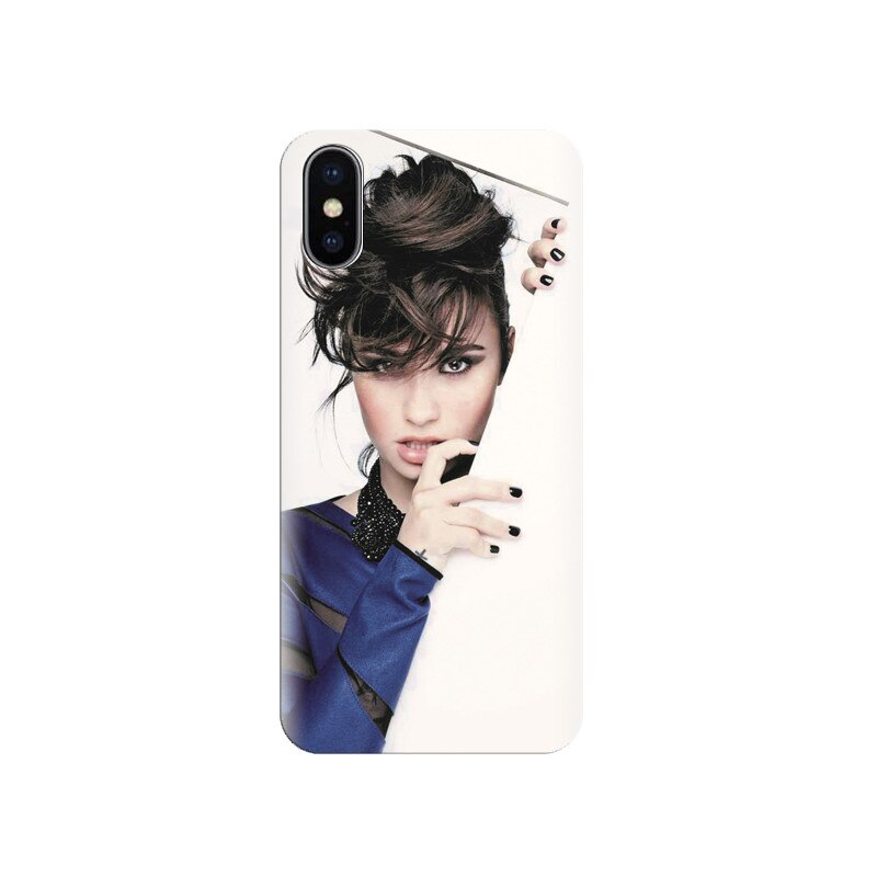 Husa silicon IPHONE X Demi Lovato