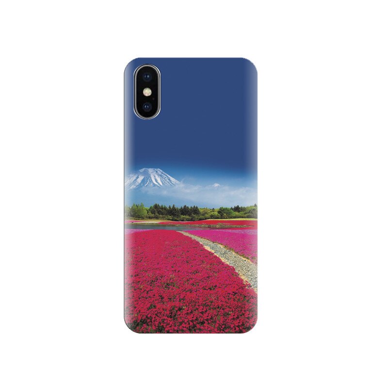 Husa silicon IPHONE X Fuji