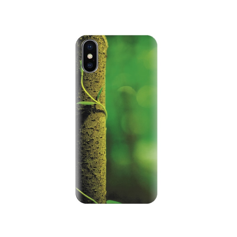 Husa silicon IPHONE X Green Vine With Tree Trunk