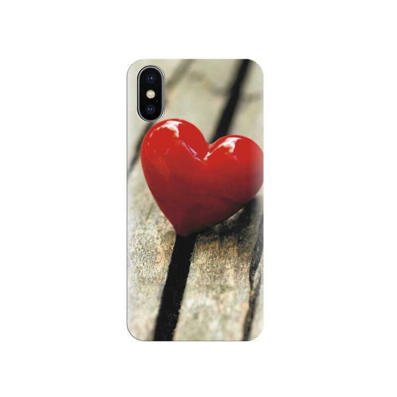 Husa silicon IPHONE X Hd Love Heart Best