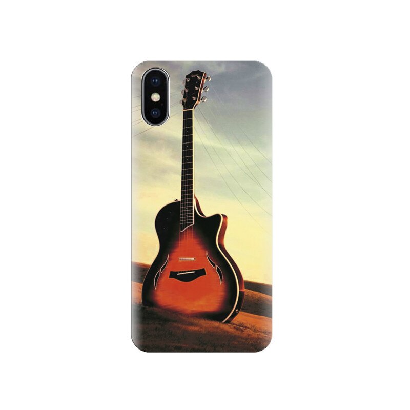 Husa silicon IPHONE X Guitar