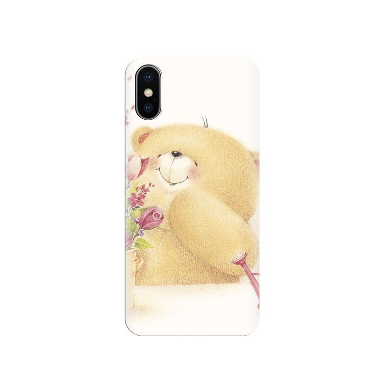 Husa silicon IPHONE X Forever Friends Teddy Bear Hd Pics