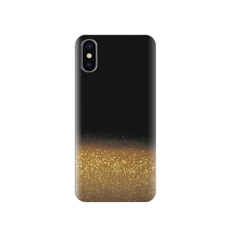Husa silicon IPHONE X Gold Pearl Best Background