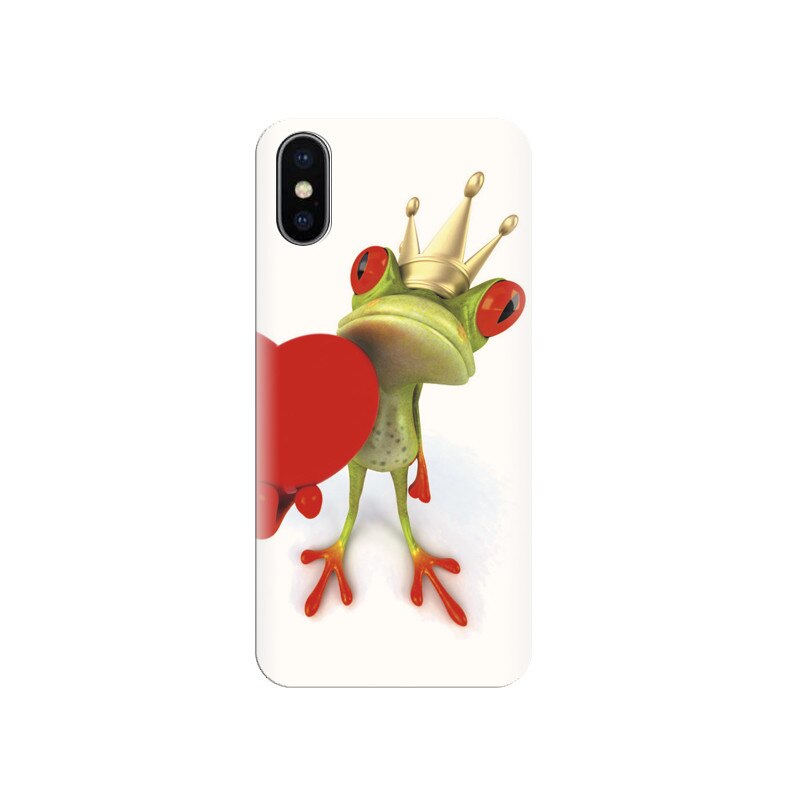 Husa silicon IPHONE X Frog Love