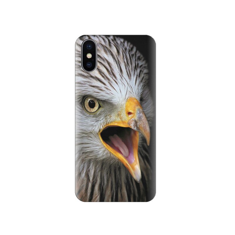 Husa silicon IPHONE X Kite Bird Look Dangerous