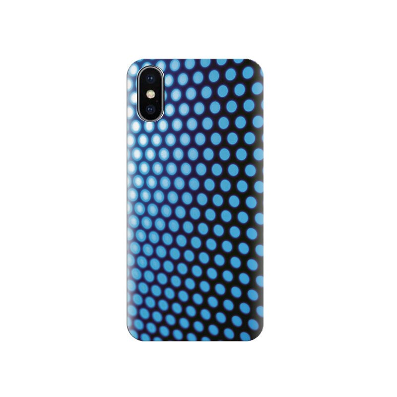 Husa silicon IPHONE X Light Blue Abstract Cool