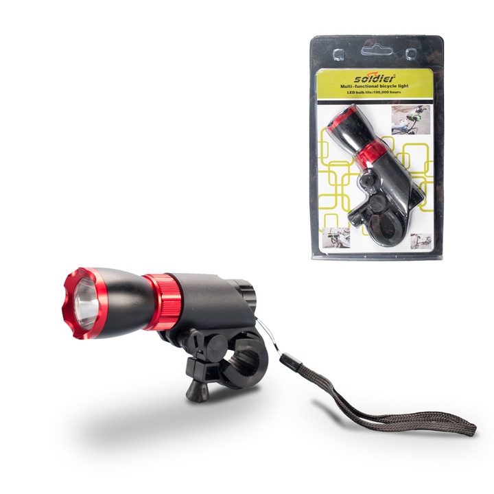 Lanterna cu led SJ-1006 rosu