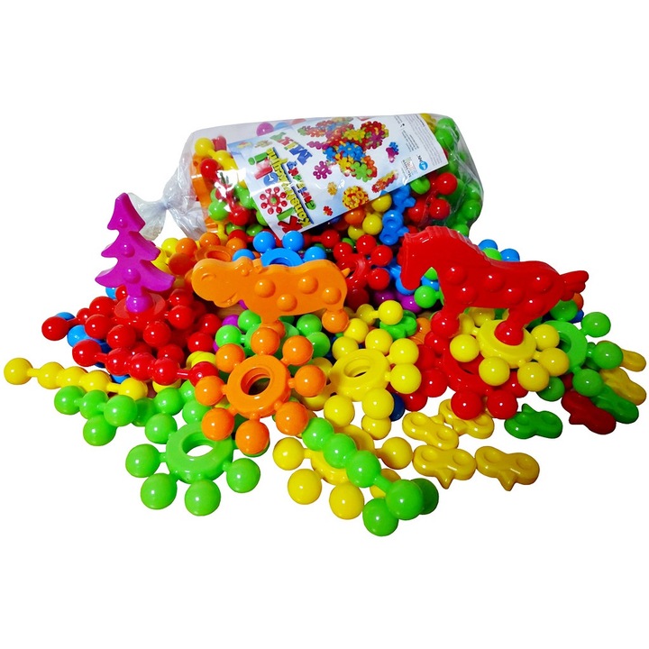 Elemente de constructii Malipen, 400 piese