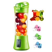 mini blender twister portabil pe baterie reincarcabila conectare usb capacitate 380ml pentru calatorii sau locul de munca imagen 1_0_
0