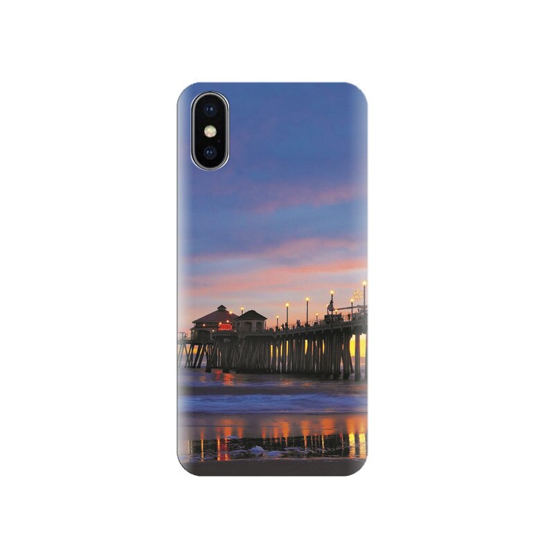 Husa silicon IPHONE X Iphones Of Bonfires Huntington Beach