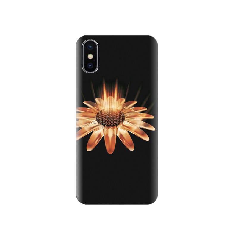 Husa silicon IPHONE X Lighting Flower Super