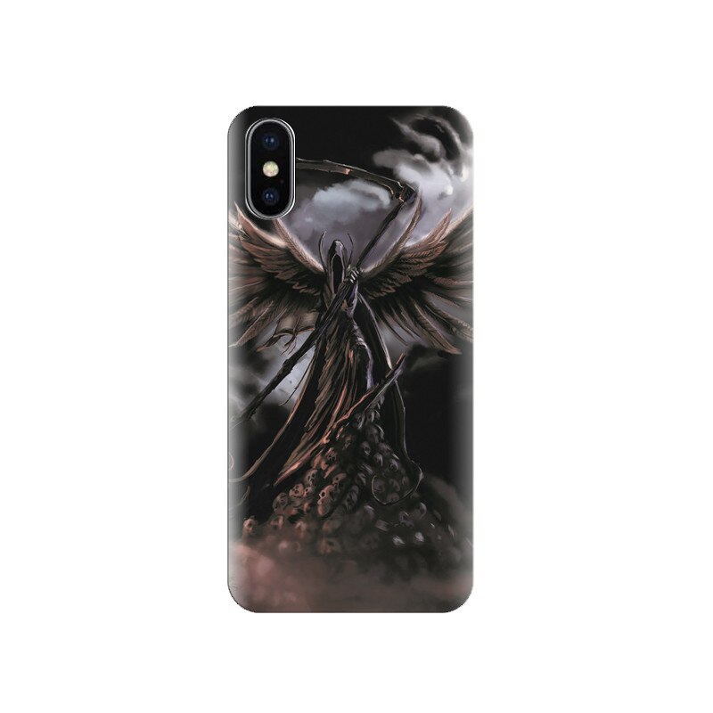 Husa silicon IPHONE X Grim Black Angel