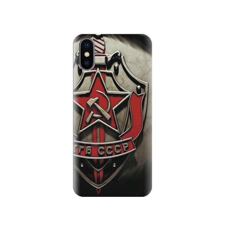 Husa silicon IPHONE X Kgb Ussr Images