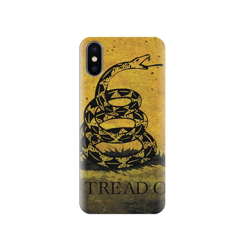 Husa silicon IPHONE X Gadsden Flag Dont Tread On Me