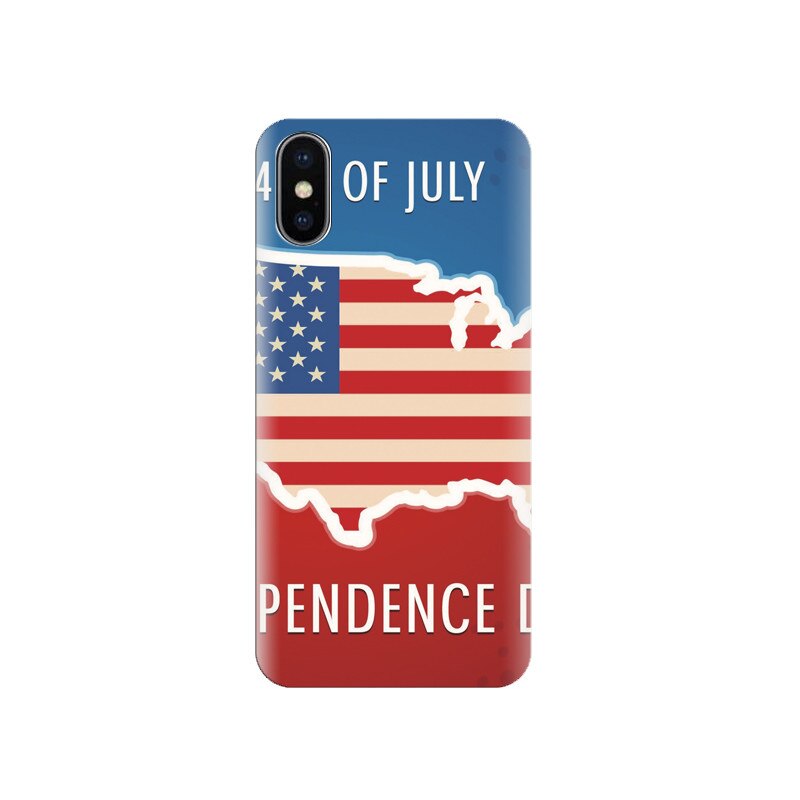 Husa silicon IPHONE X Independence Day