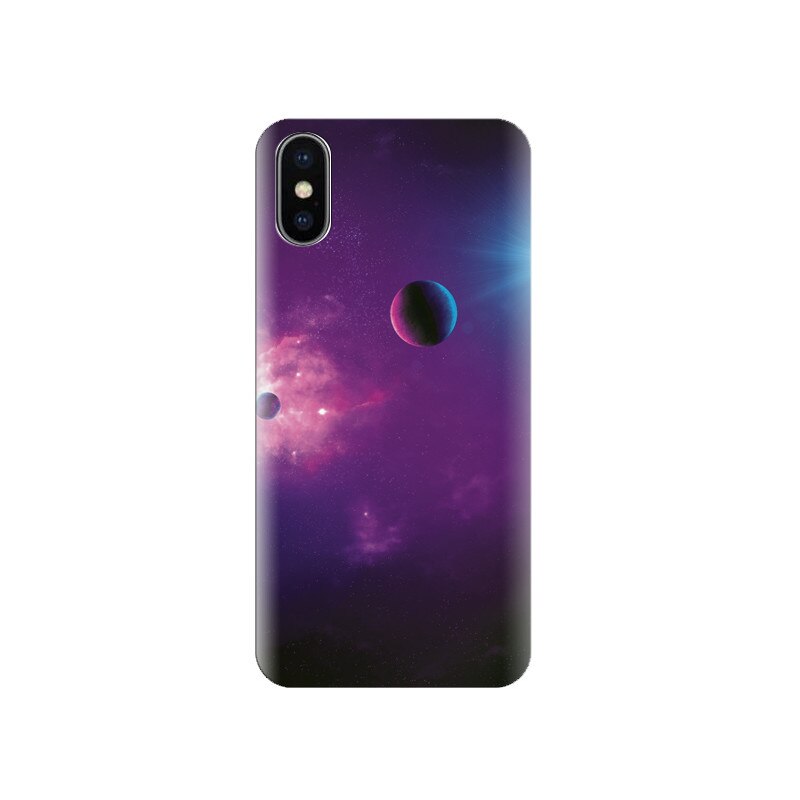 Husa silicon IPHONE X In Space Colouring Light