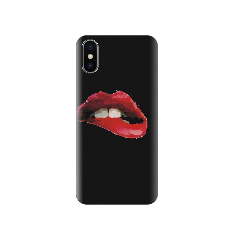 Husa silicon IPHONE X Hot Lips Cartoon Background Images And Photos