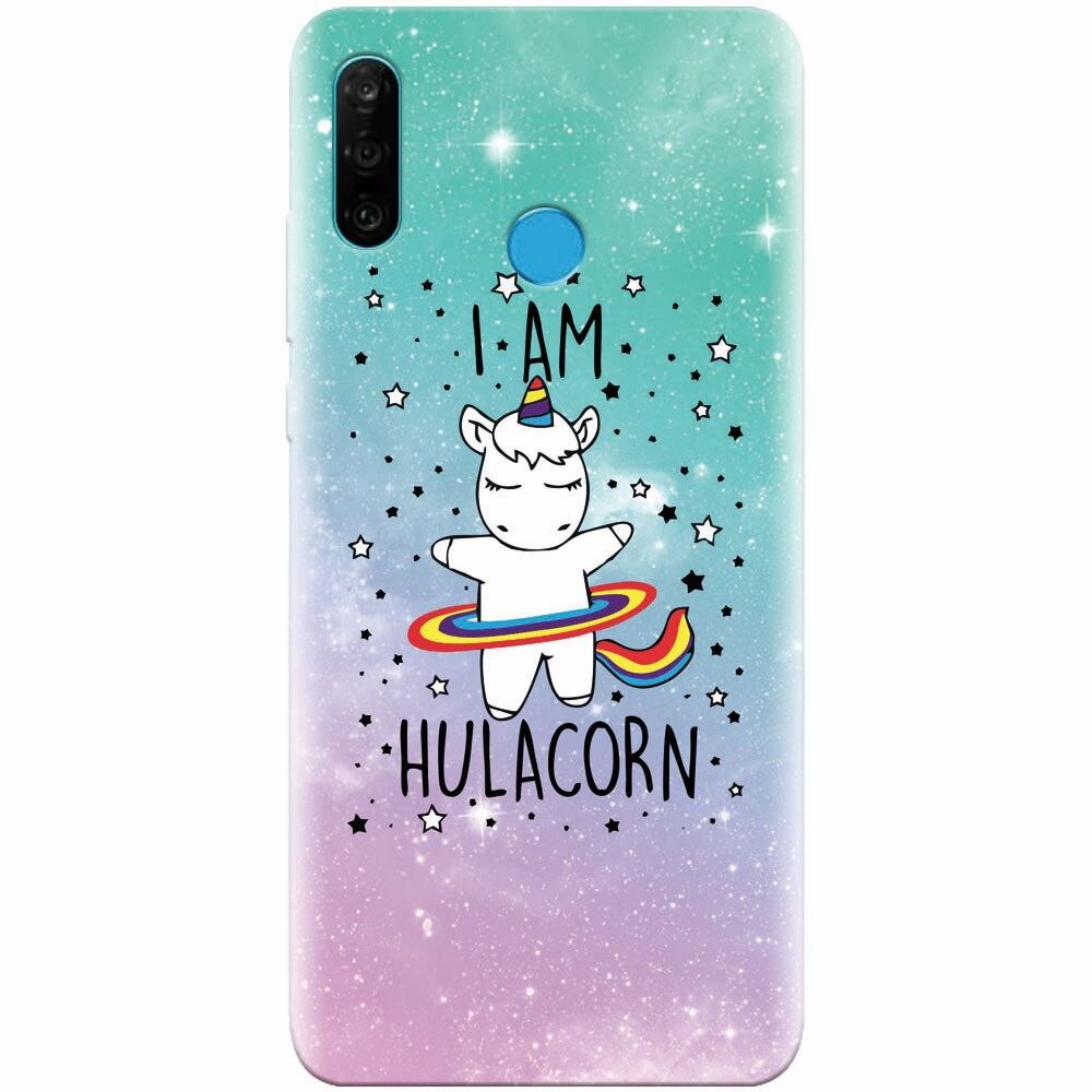 Husa silicon pentru Huawei P30 Lite, I Am Hulacorn