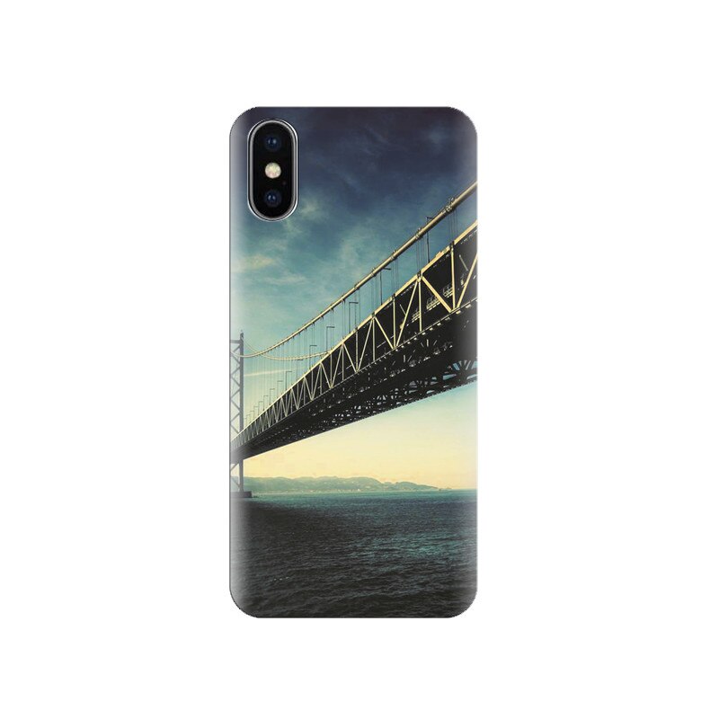 Husa silicon IPHONE X Large High Quality Bridge Architectures