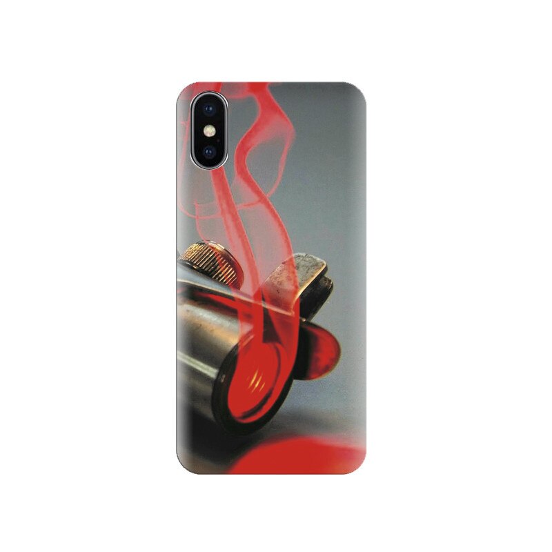 Husa silicon IPHONE X Laser Gun Lighter,5s,Hqs Background