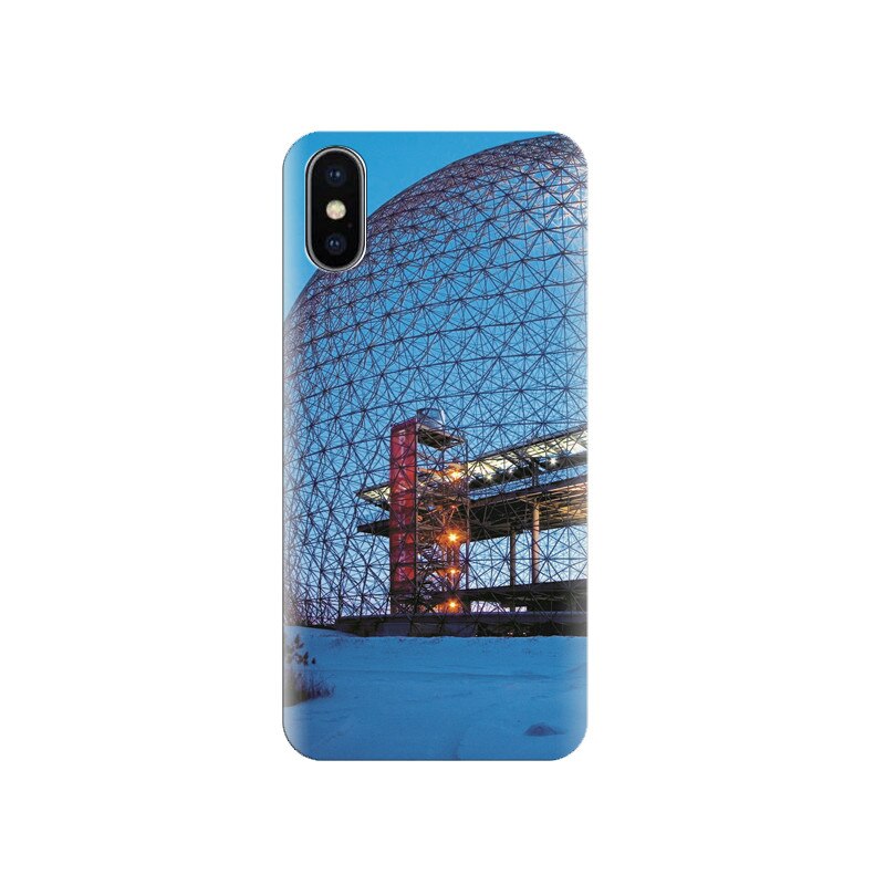 Husa silicon IPHONE X Illus Architecture Design Hd Pictures Fors