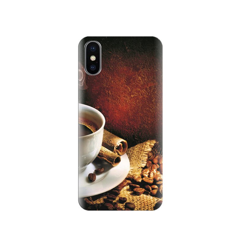 Husa silicon IPHONE X Hot Coffee Cup At Morning High Resolutions