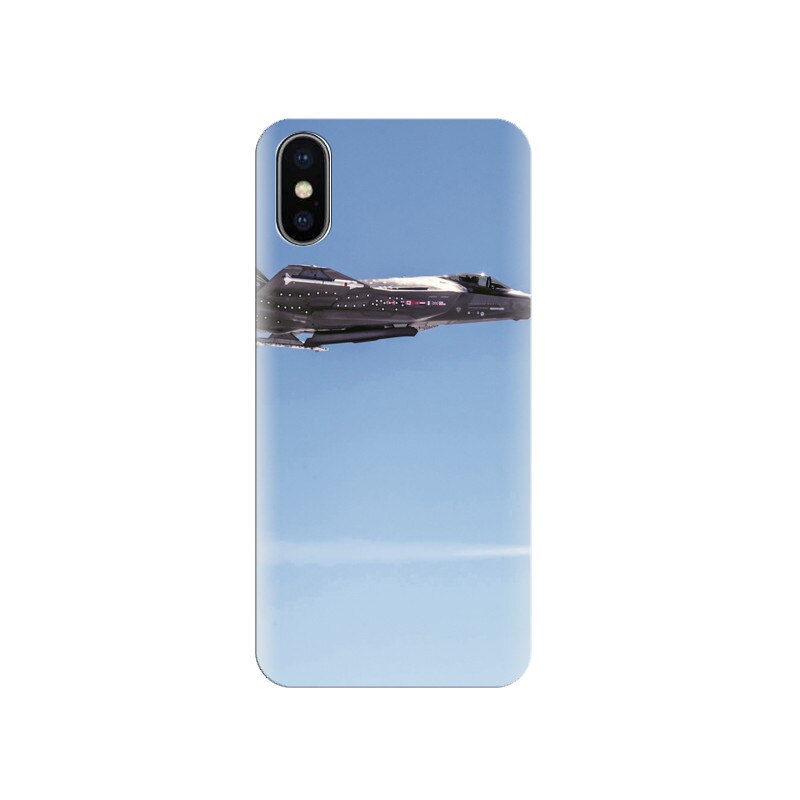 Husa silicon IPHONE X Lighting Fighter Plane Of Military Iphon