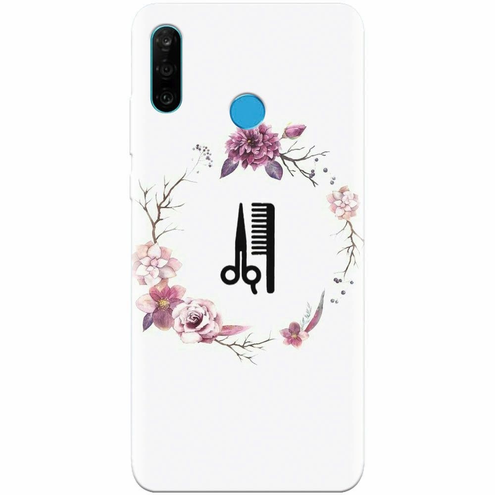 Husa silicon pentru Huawei P30 Lite, Icon Barber
