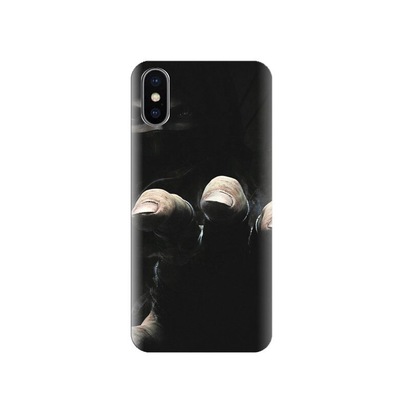 Husa silicon IPHONE X Man Wearing The Mask High Definitions