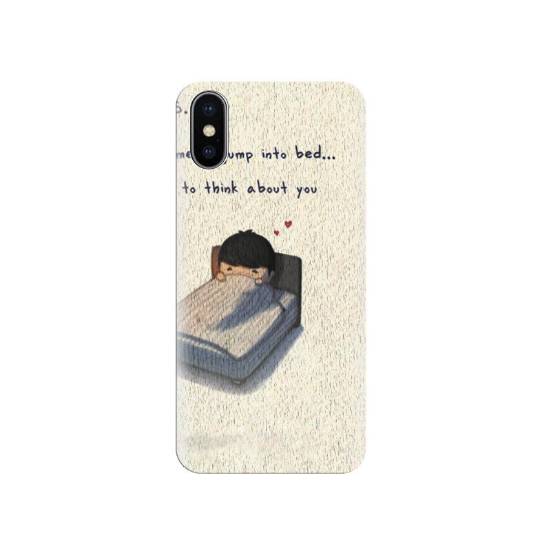 Husa silicon IPHONE X Love Is Jump To Bed