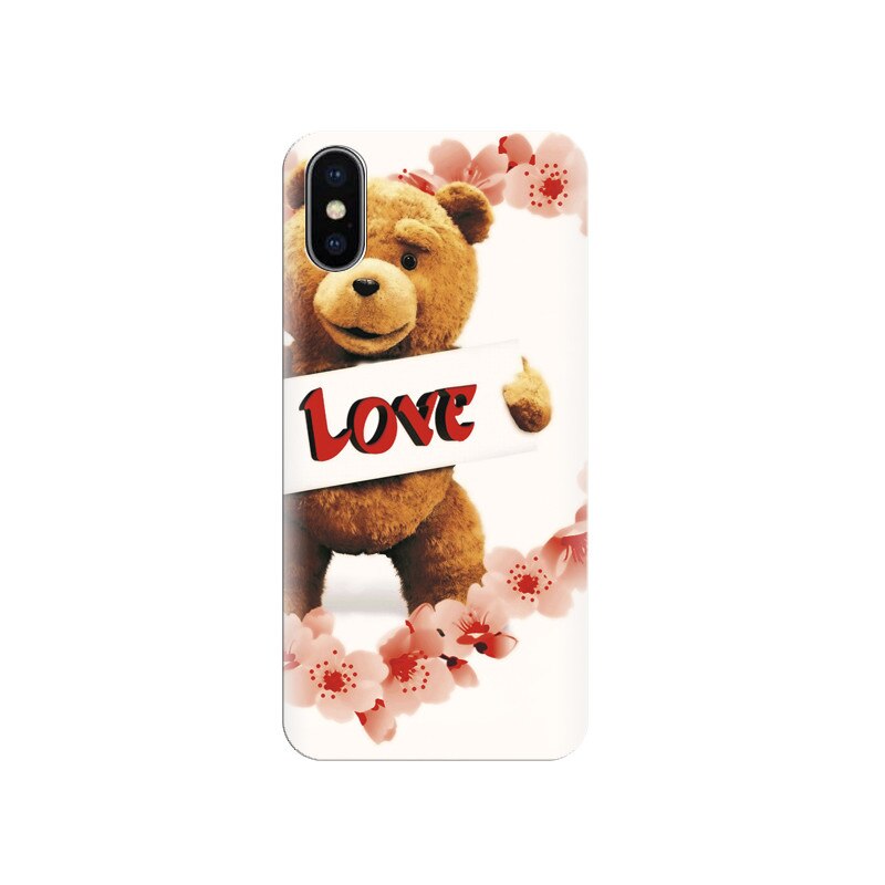 Husa silicon IPHONE X Love Ted