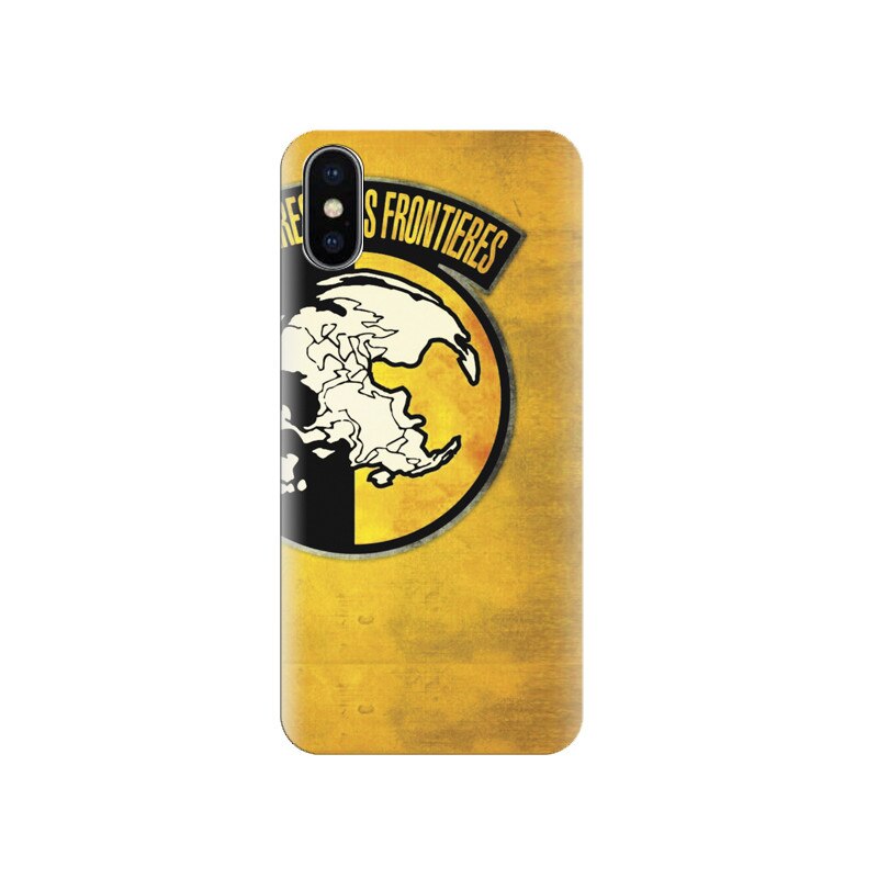 Husa silicon IPHONE X Militaires Sans Frontisres Hd Pics