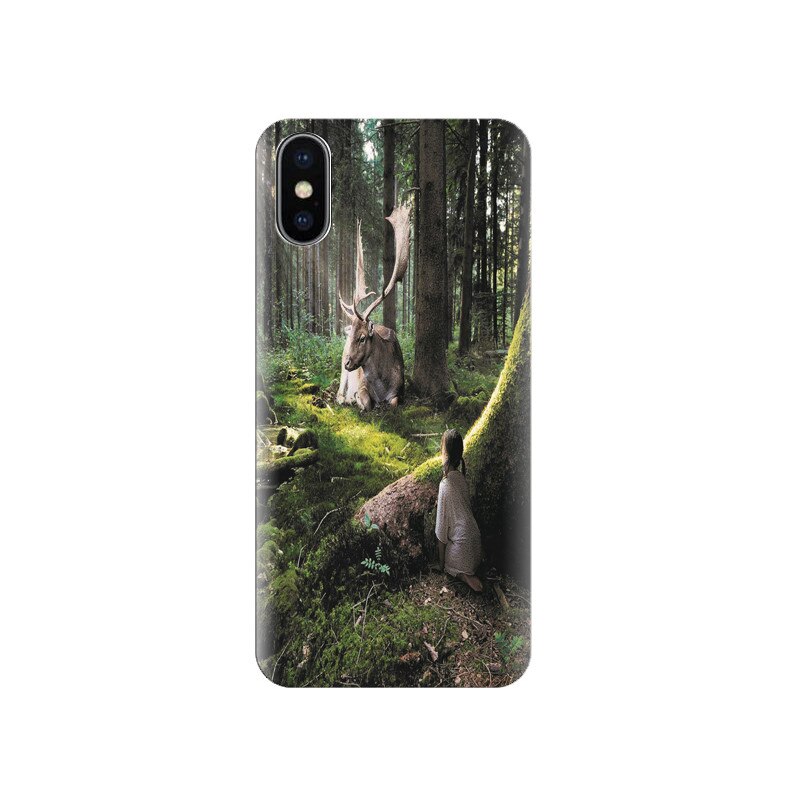 Husa silicon IPHONE X Morning Sunrise At Forest High Definition Photos