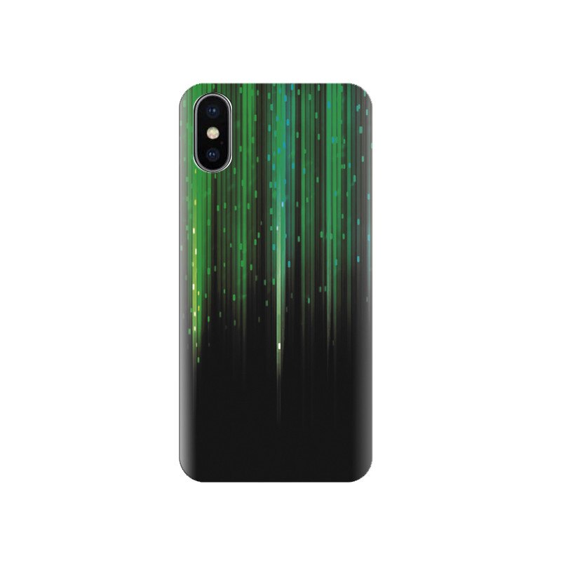 Husa silicon IPHONE X Matrix Abstract Nice Backgrounds