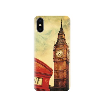 Husa silicon IPHONE X London Hd Images Husa silicon IPHONE X London Hd Images