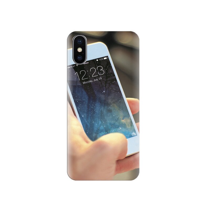 Husa silicon IPHONE X Model Background