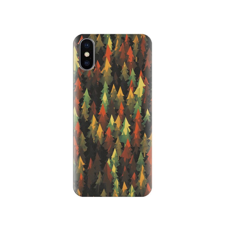 Husa silicon IPHONE X Material Design Forest Lu