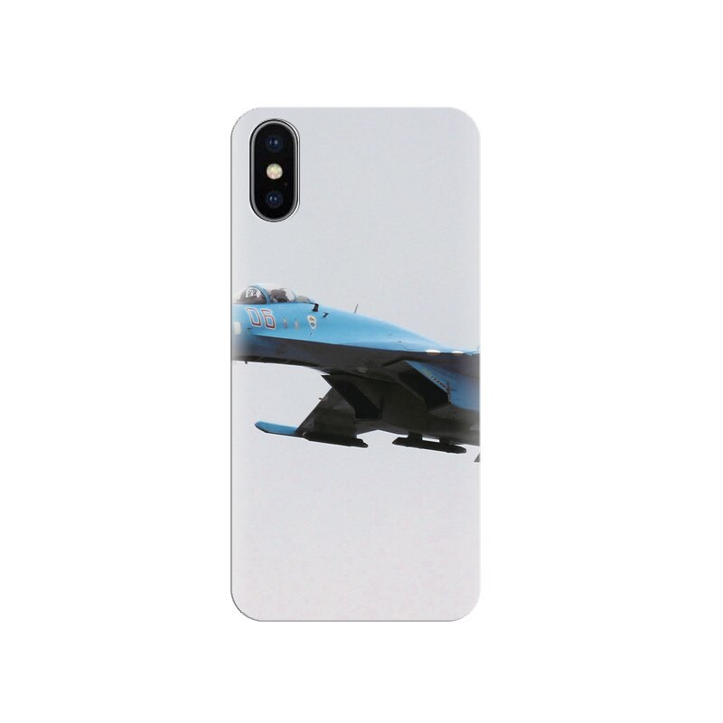 Husa silicon IPHONE X Military Flanker Fighter Plane
