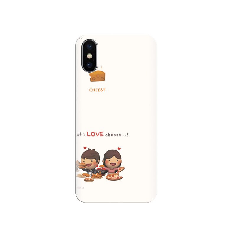Husa silicon IPHONE X Love Is Cheesy