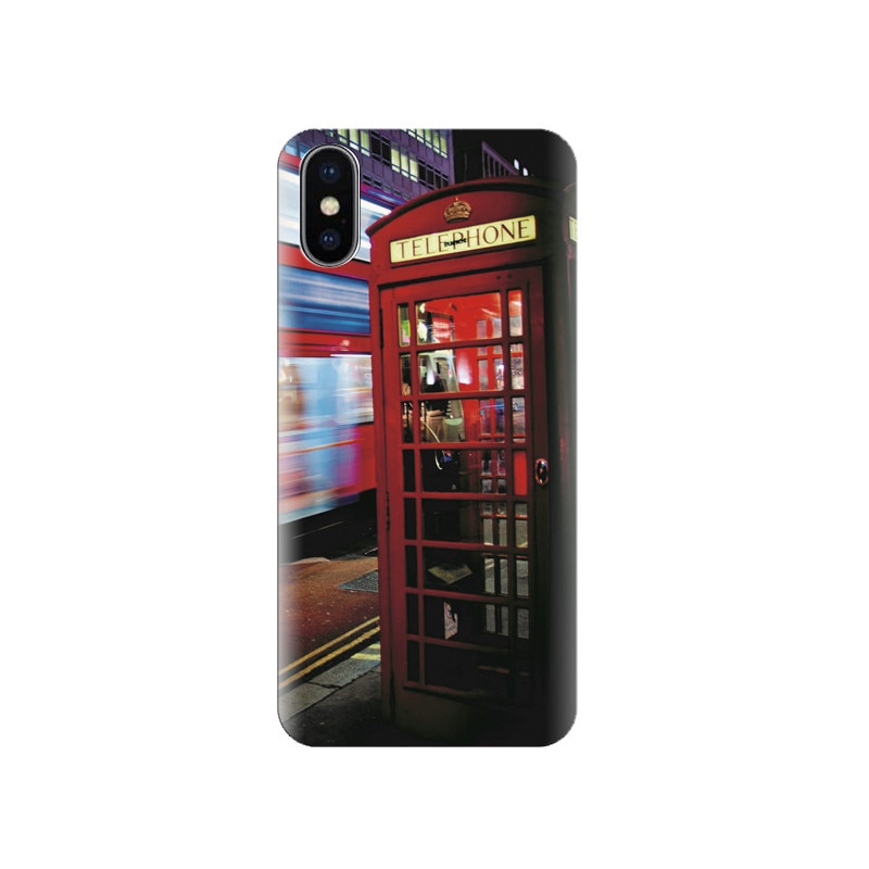 Husa silicon IPHONE X London City Telephone Booth Photos