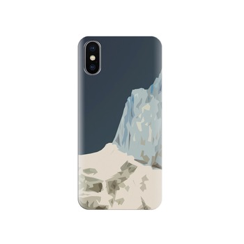 Husa silicon IPHONE X Material Mountain Husa silicon IPHONE X Material Mountain
