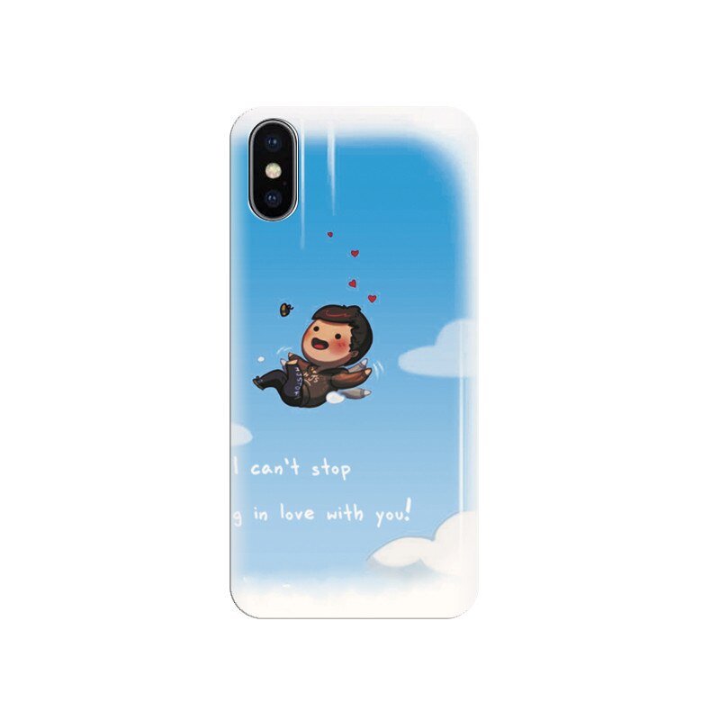 Husa silicon IPHONE X Love Is I Cant Stop