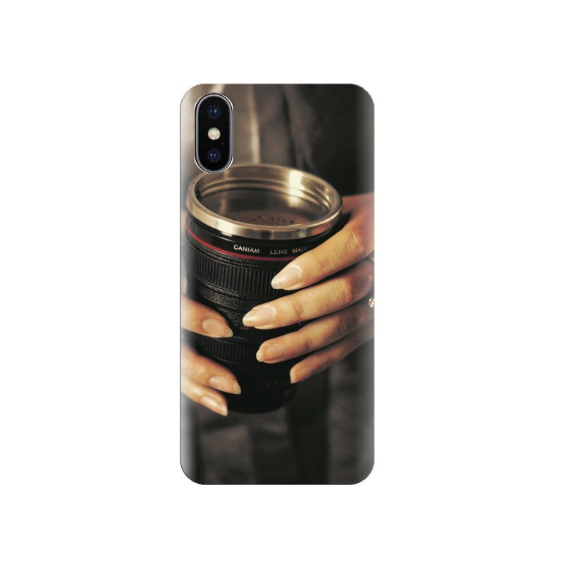 Husa silicon IPHONE X Photographer S Coffee Photos