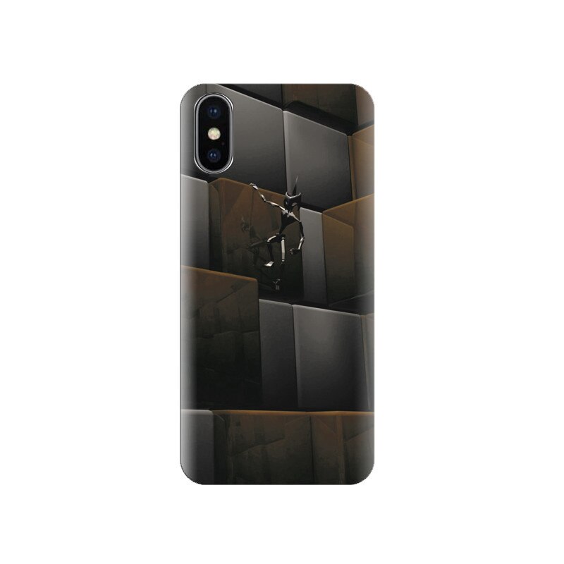 Husa silicon IPHONE X Nice 3ds Background