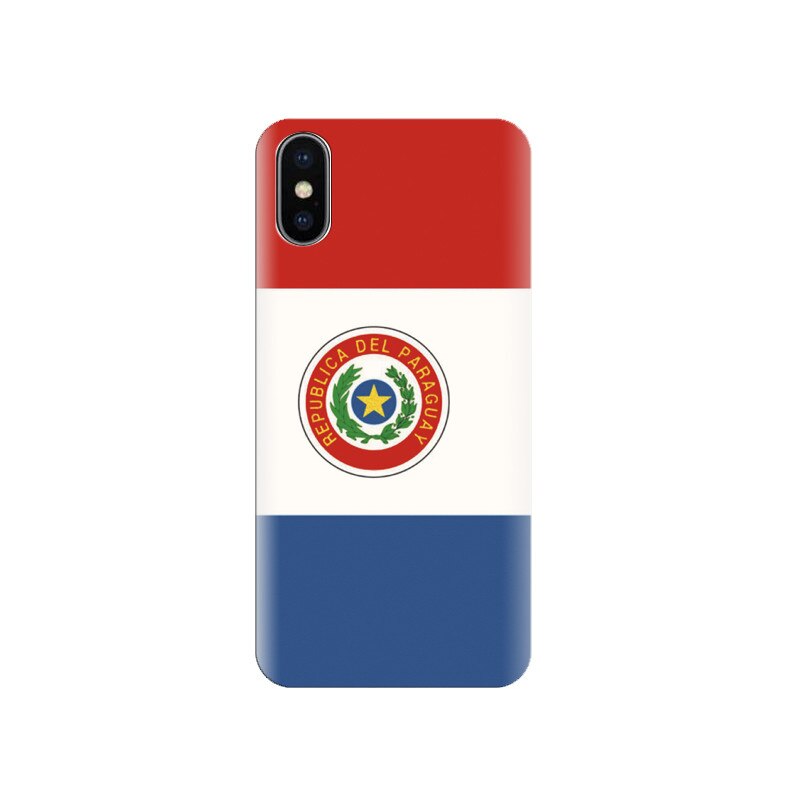 Husa silicon IPHONE X Paraguay Flag Hd Photos