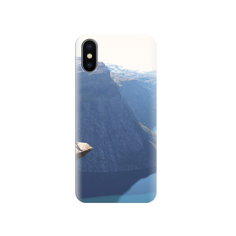 Husa silicon IPHONE X Norway Fjord Aeral View Hd Photos