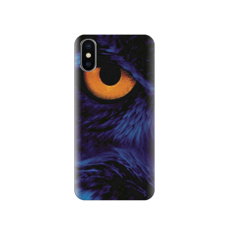 Husa silicon IPHONE X Owl Beautiful Eyes
