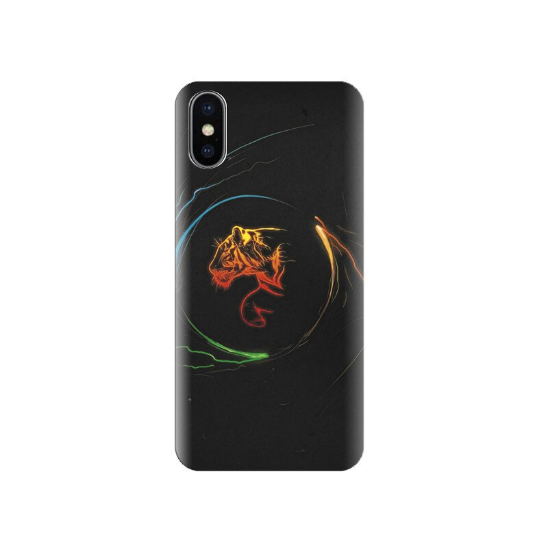 Husa silicon IPHONE X Nice Tiger Screen Photos For Hd